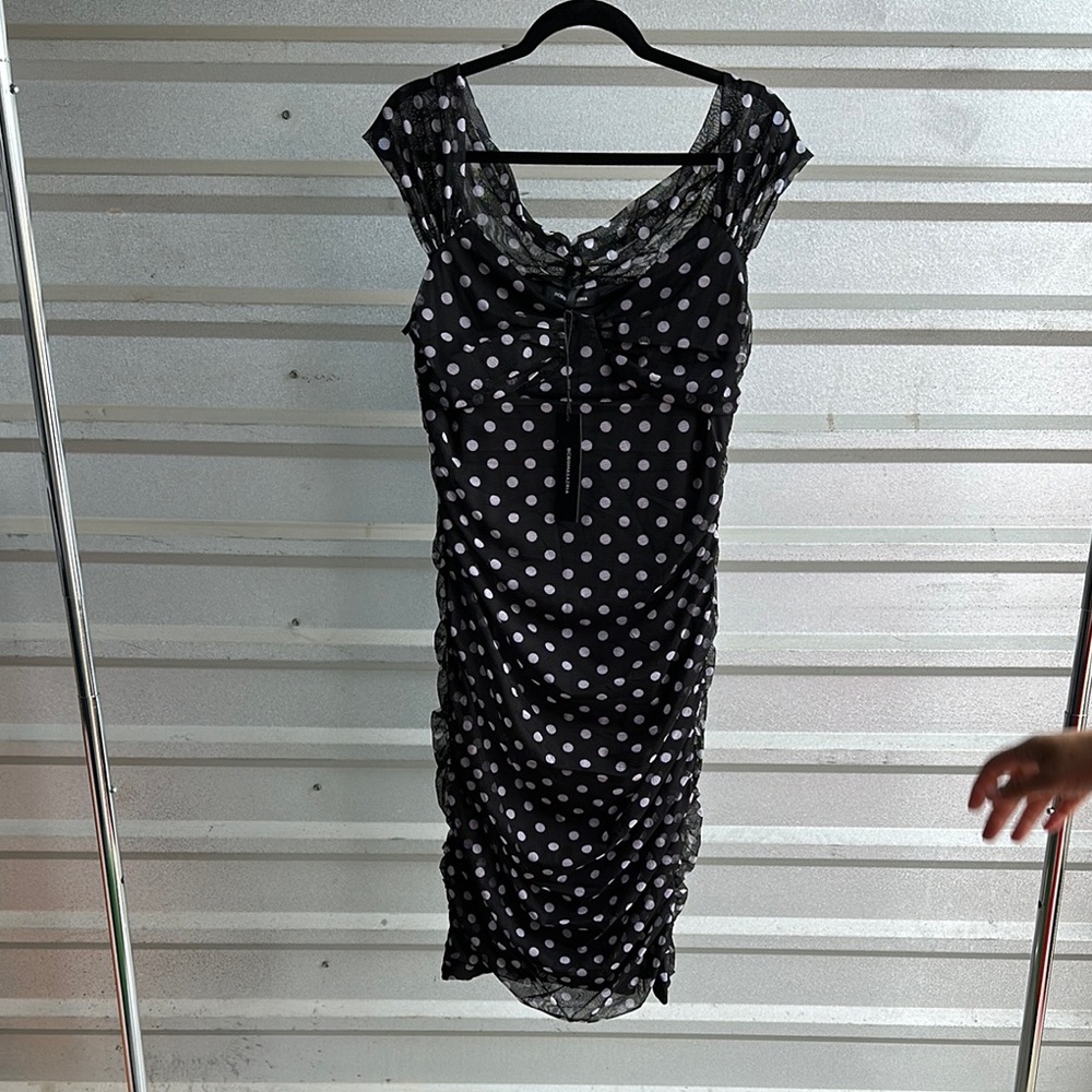 Black Polka Dot Dress